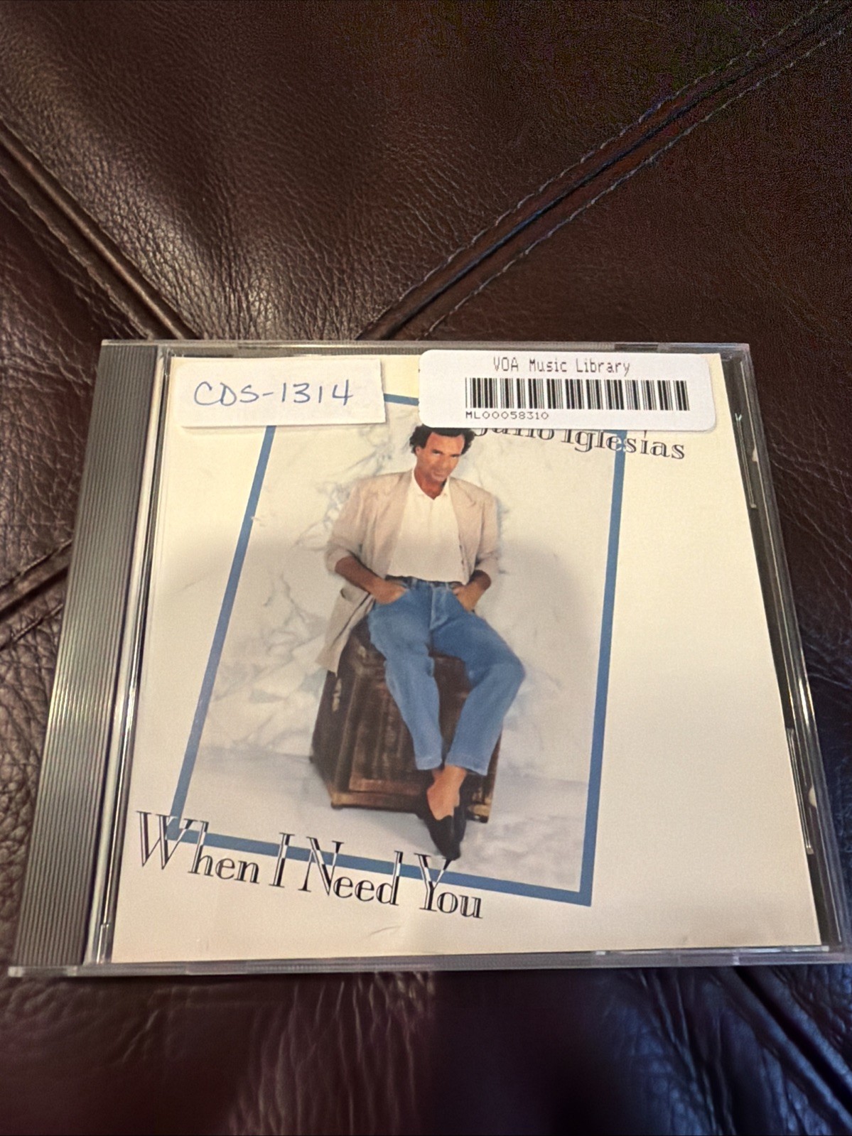 Julio Iglesias CD Promo When I Need You 1991 Demo - Like New- Rare- VOA Julio Iglesias CD Promo When I Need You 1991 Demo - Like New- Rare- VOA