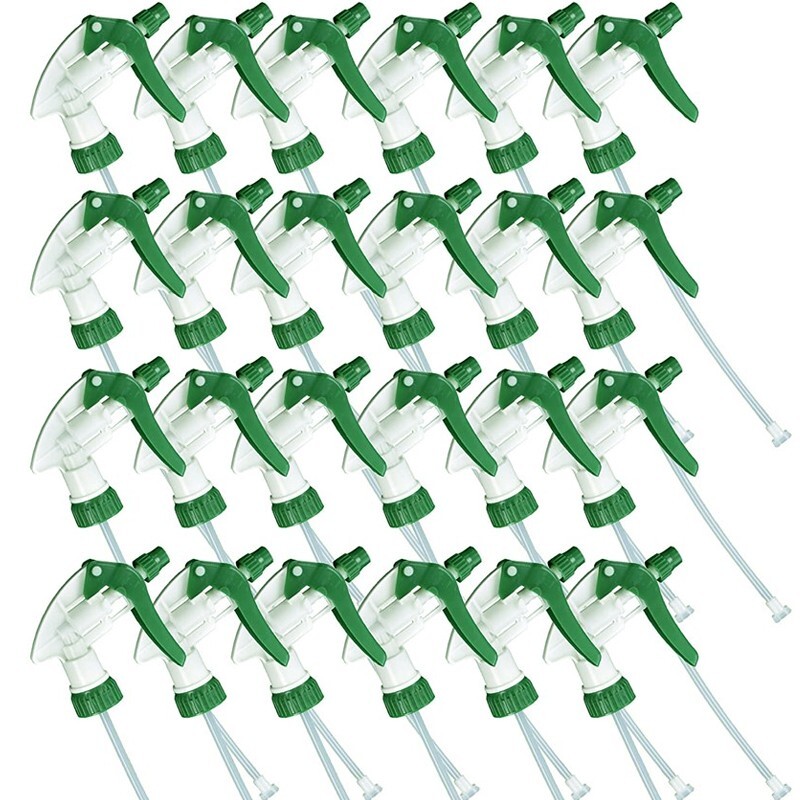 24 Pcs Heavy Duty Chemical Resistant Trigger Sprayer Spray Bottle Nozzle Head 24 Pcs Heavy Duty Chemical Resistant Trigger Sprayer Spray Bottle Nozzle Head