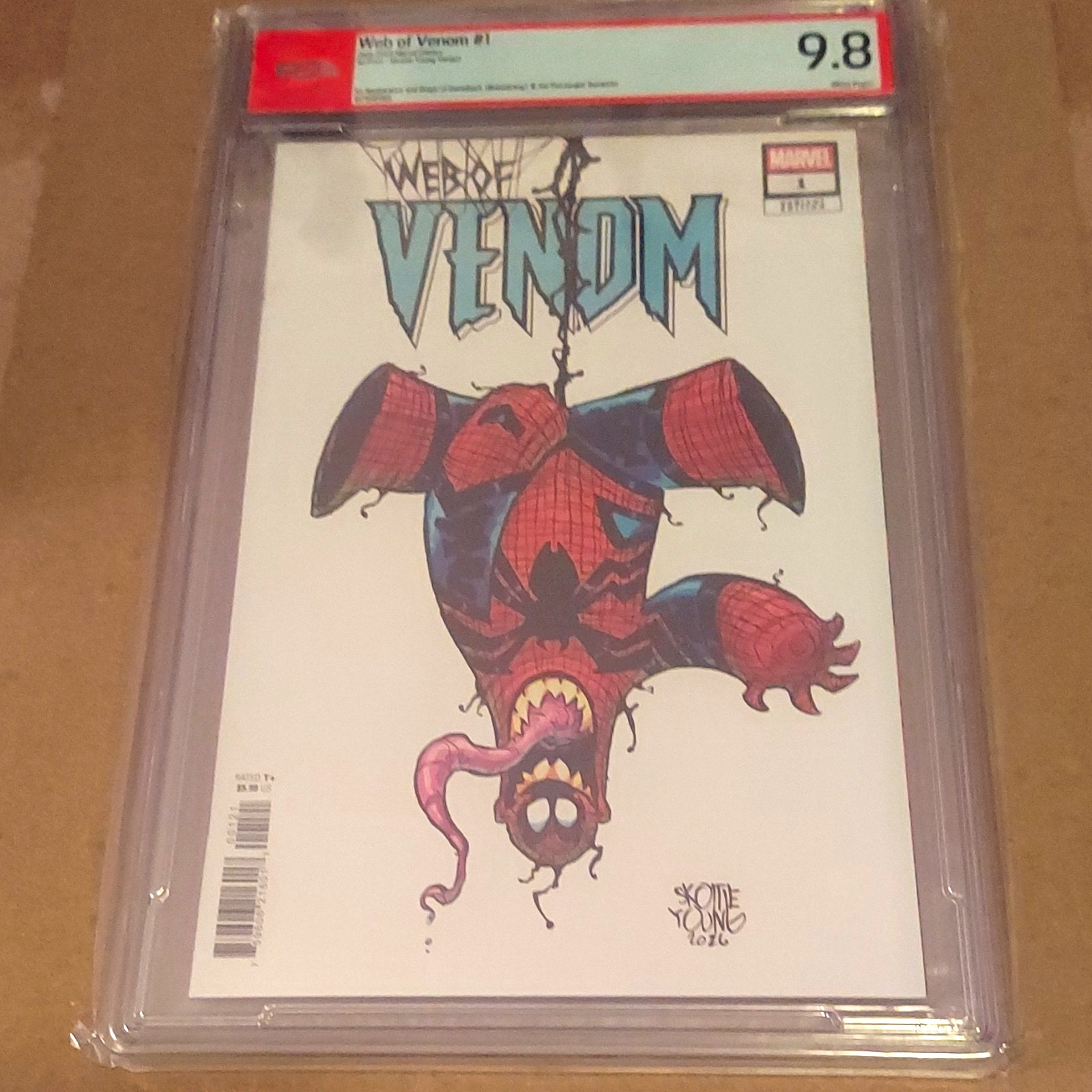 [PSA] Marvel Web of Venom #1 PSA 9.8 Skottie Young Variant 1st Print
