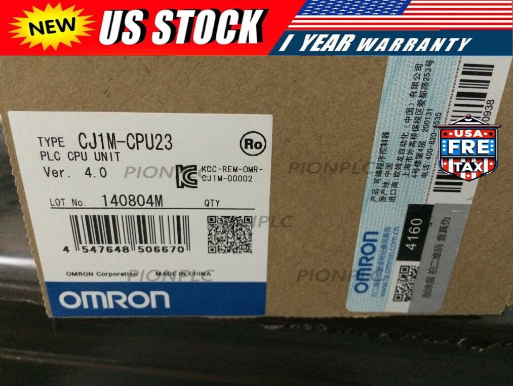 1PC Omron CJ1M-CPU23 PLC Module CPU Unit CJ1MCPU23 New In Box Fast Shipping
