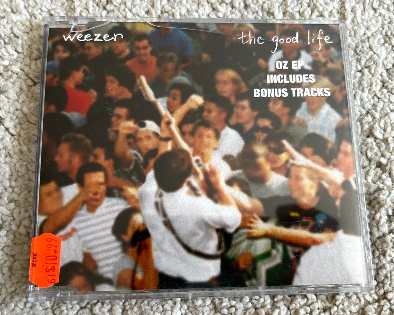 Weezer THE GOOD LIFE Australian CD Single Limited The OZ EP Preowned 1999 RARE Weezer THE GOOD LIFE Australian CD Single Limited The OZ EP Preowned 1999 RARE
