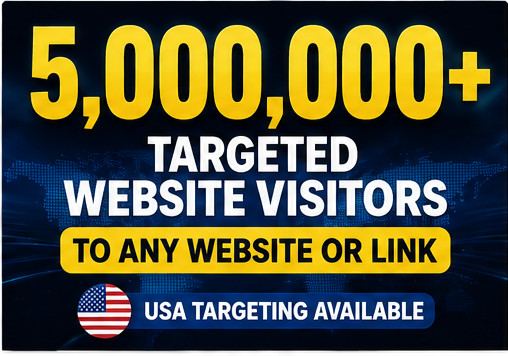 5,000,000+ Targeted Website Traffic Visitors Web Traffic Advertising USA