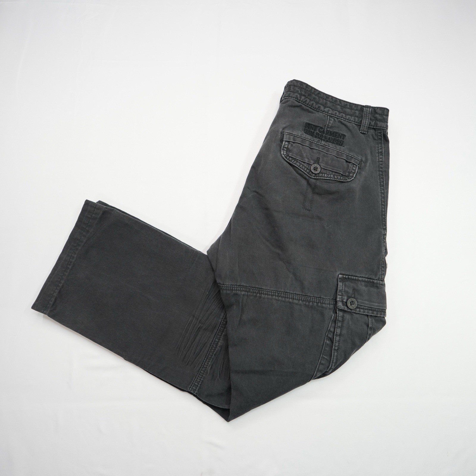 celio* French Cargo Work Pants Mens Size 42 / 32X28 Faded Black 8-Pockets Baggy celio* French Cargo Work Pants Mens Size 42 / 32X28 Faded Black 8-Pockets Baggy