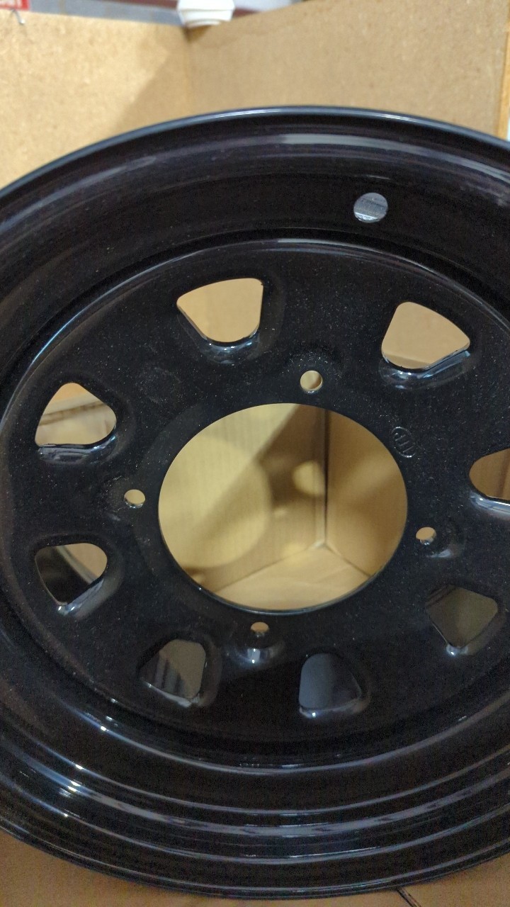 Delta Steel Wheel Black 4156 14X7 43 10mm ITP 1425579014B G1N Delta Steel Wheel Black 4156 14X7 43 10mm ITP 1425579014B G1N