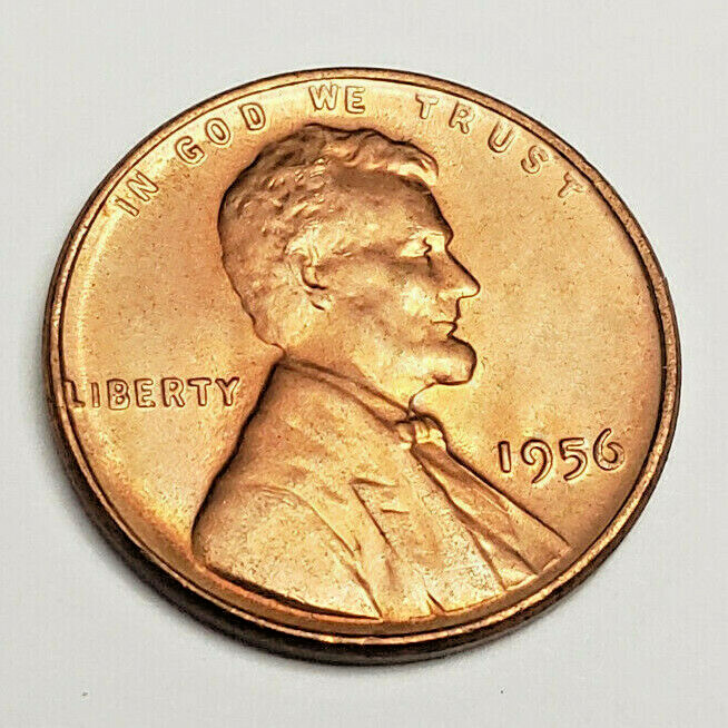 1956 P Lincoln Wheat Cent / Penny AVE CIRCULATED **FREE SHIPPING** 1956 P Lincoln Wheat Cent / Penny AVE CIRCULATED **FREE SHIPPING**