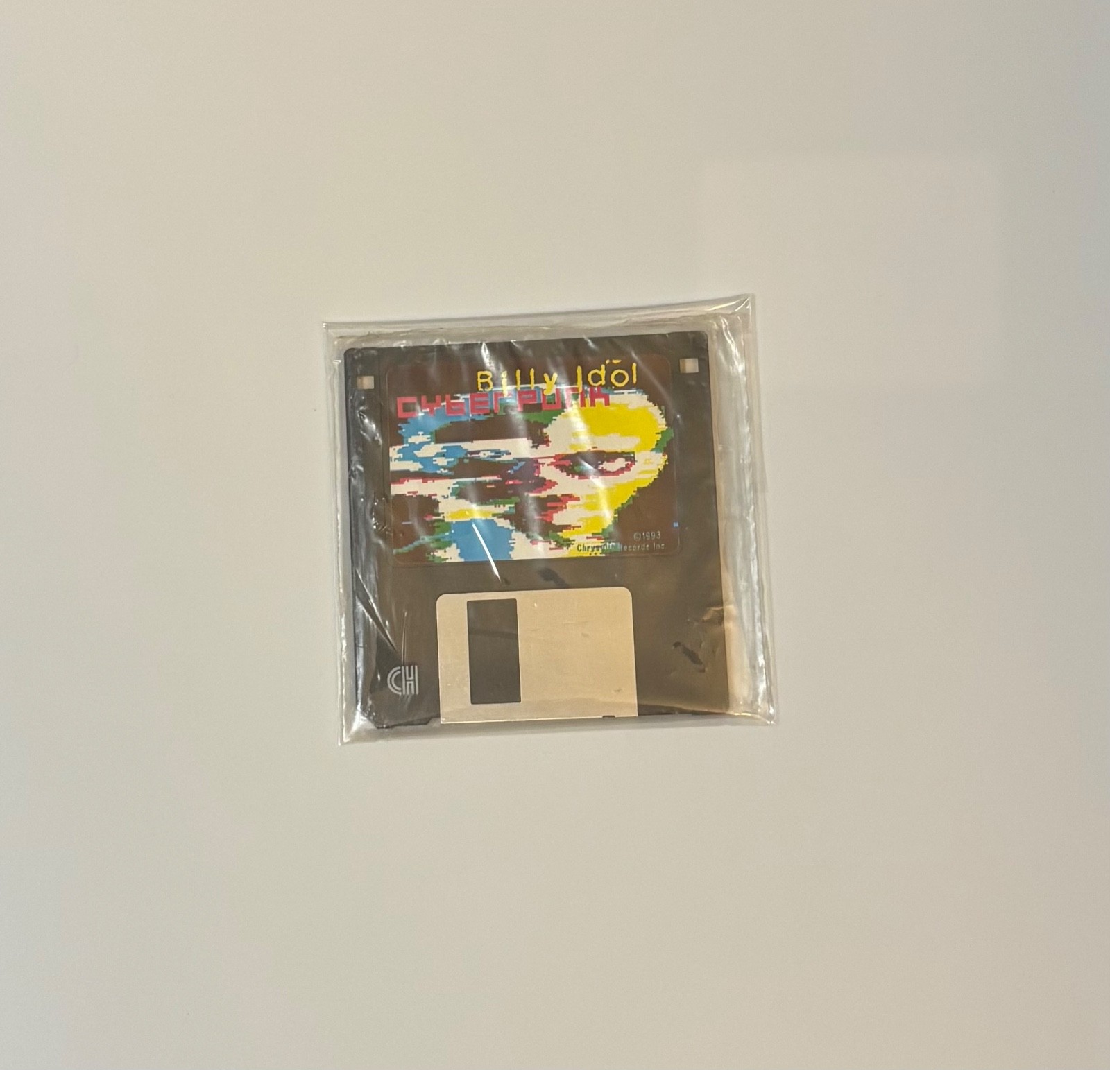 Vintage 1993 Billy Idol CYBERPUNK Promo Computer Press Kit Floppy Disc SEALED Vintage 1993 Billy Idol CYBERPUNK Promo Computer Press Kit Floppy Disc SEALED