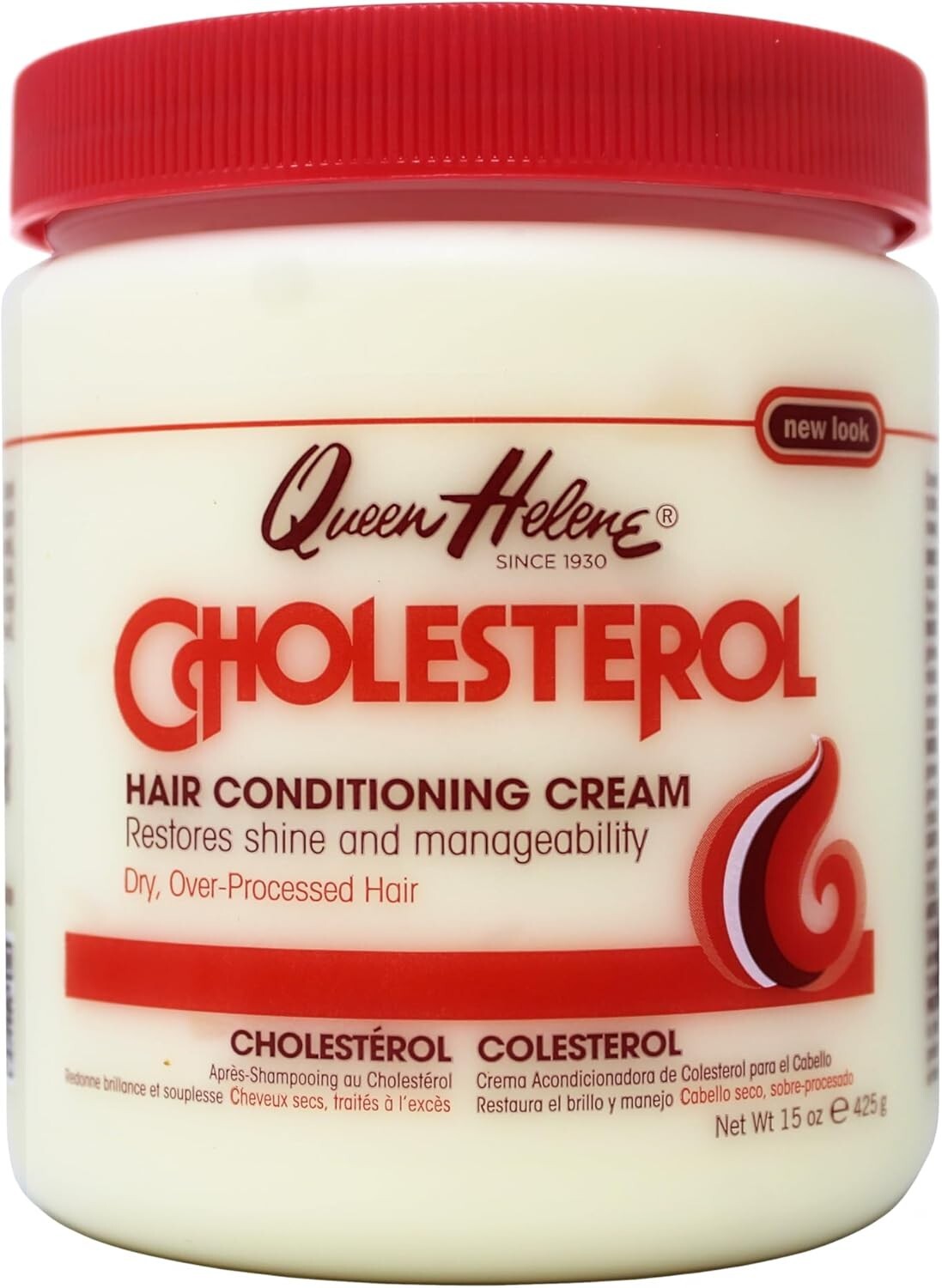 Queen Helene - Cholesterol Hair Conditioning Cream - 15 oz Queen Helene - Cholesterol Hair Conditioning Cream - 15 oz