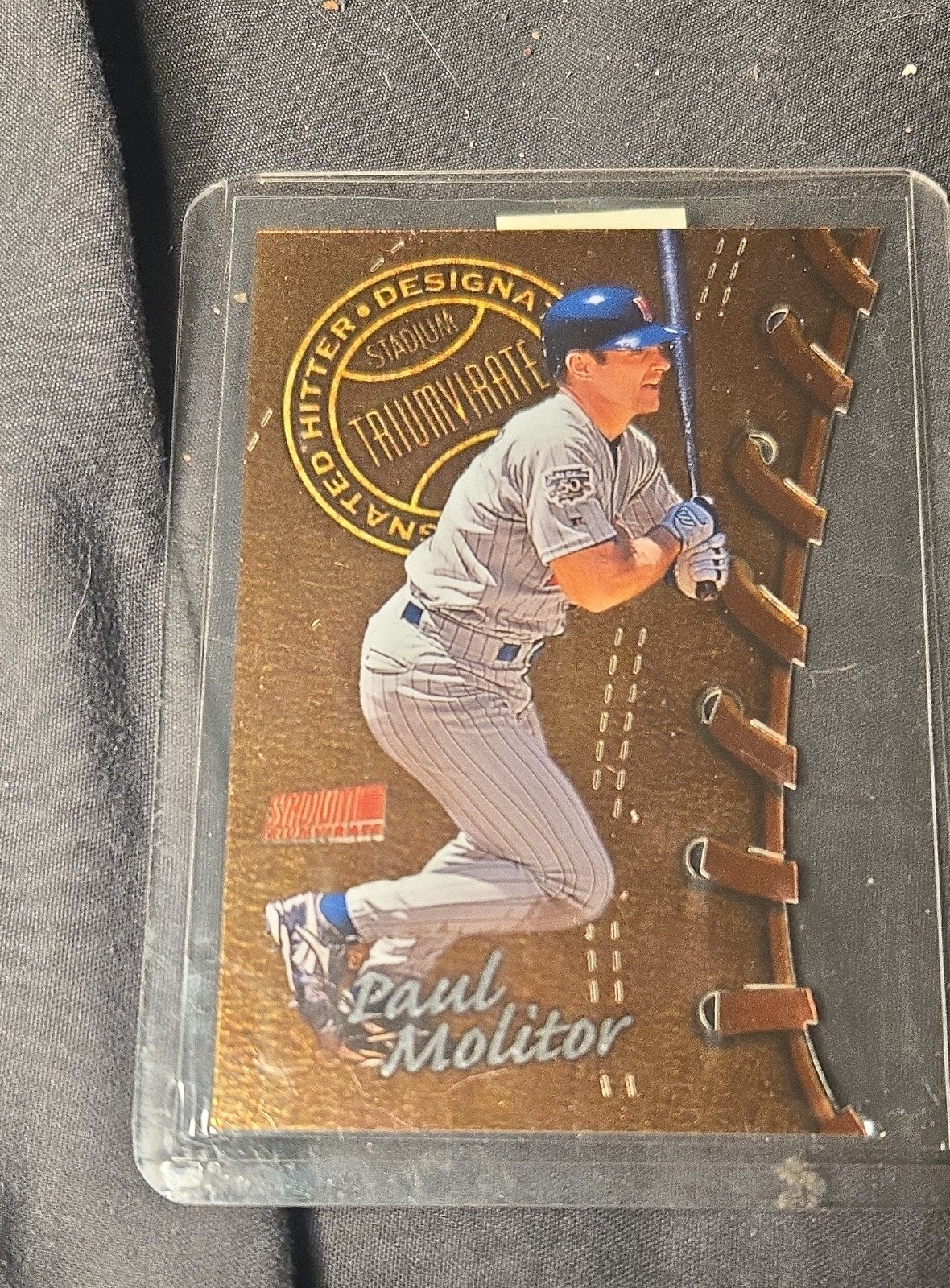 1998 Topps Stadium Club - Triumvirate Paul Molitor #T18A Luminescent