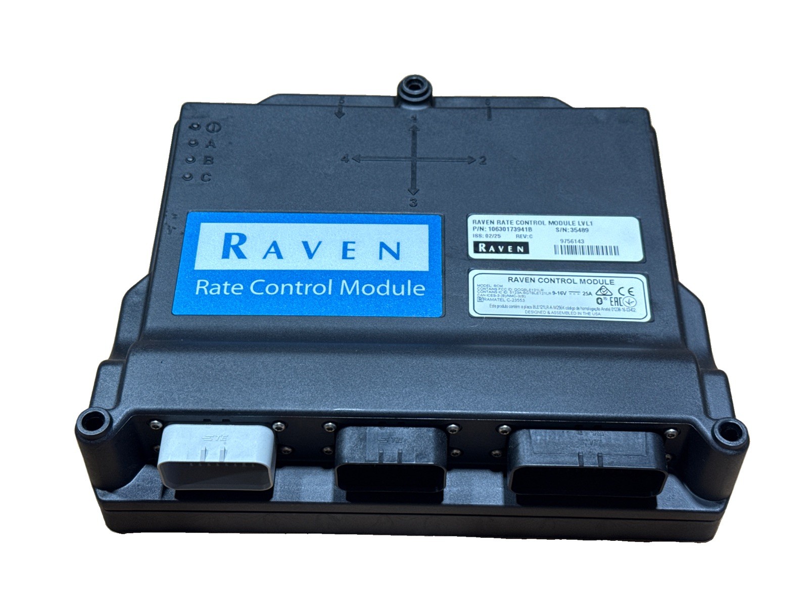 RAVEN RATE CONTROL MODULE LVL1 RCM 1-063-0173-941B OEM RAVEN RATE CONTROL MODULE LVL1 RCM 1-063-0173-941B OEM