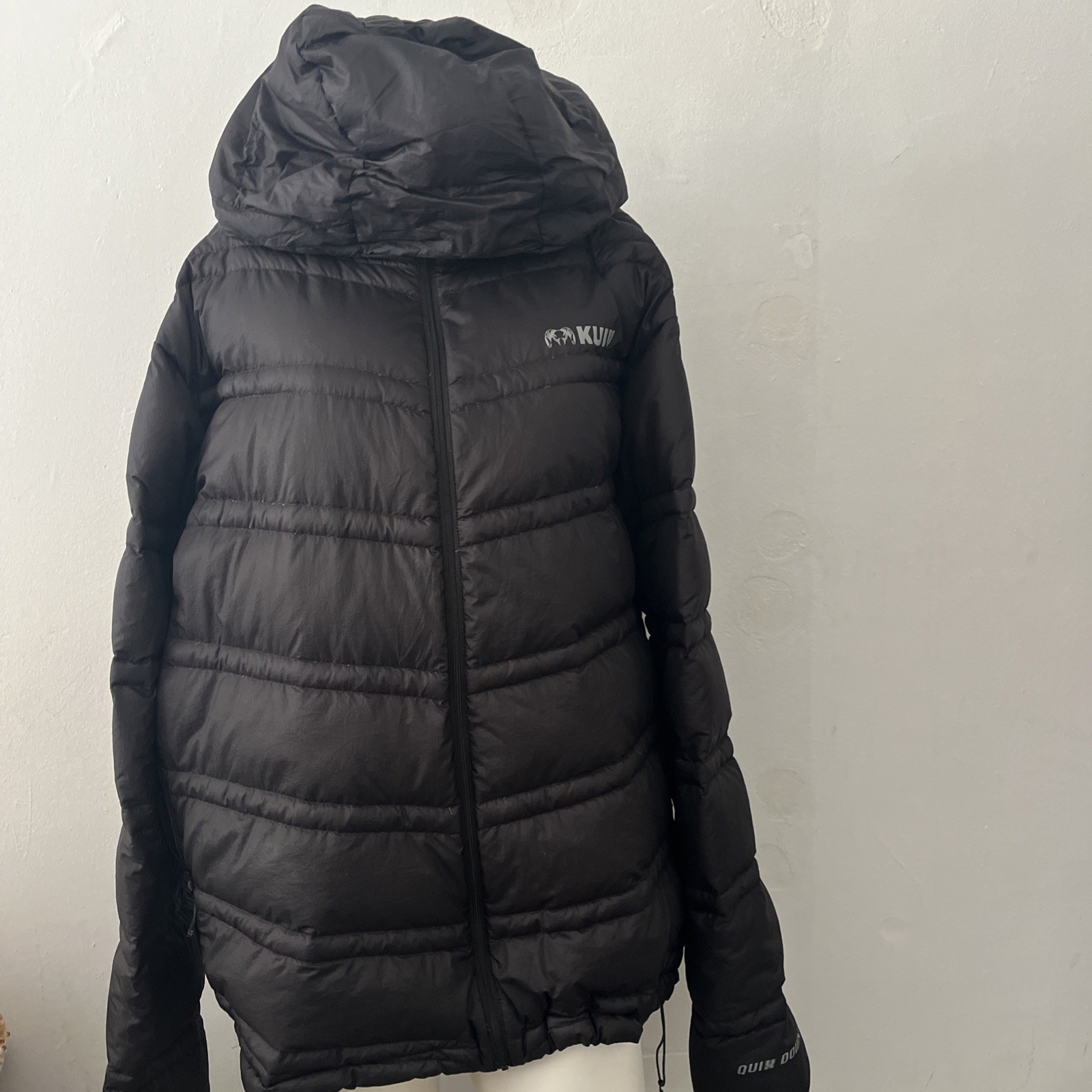 KUIU Super Down Ultra Jacket 3XL Black Hooded Quick Dry Polish Goose Down Snow