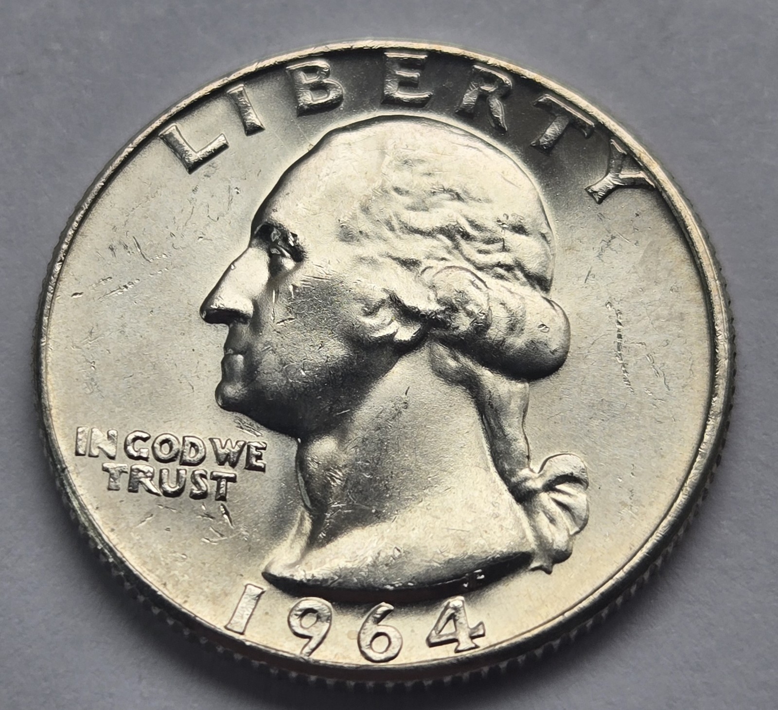 1964-D Washington Silver Quarter - 