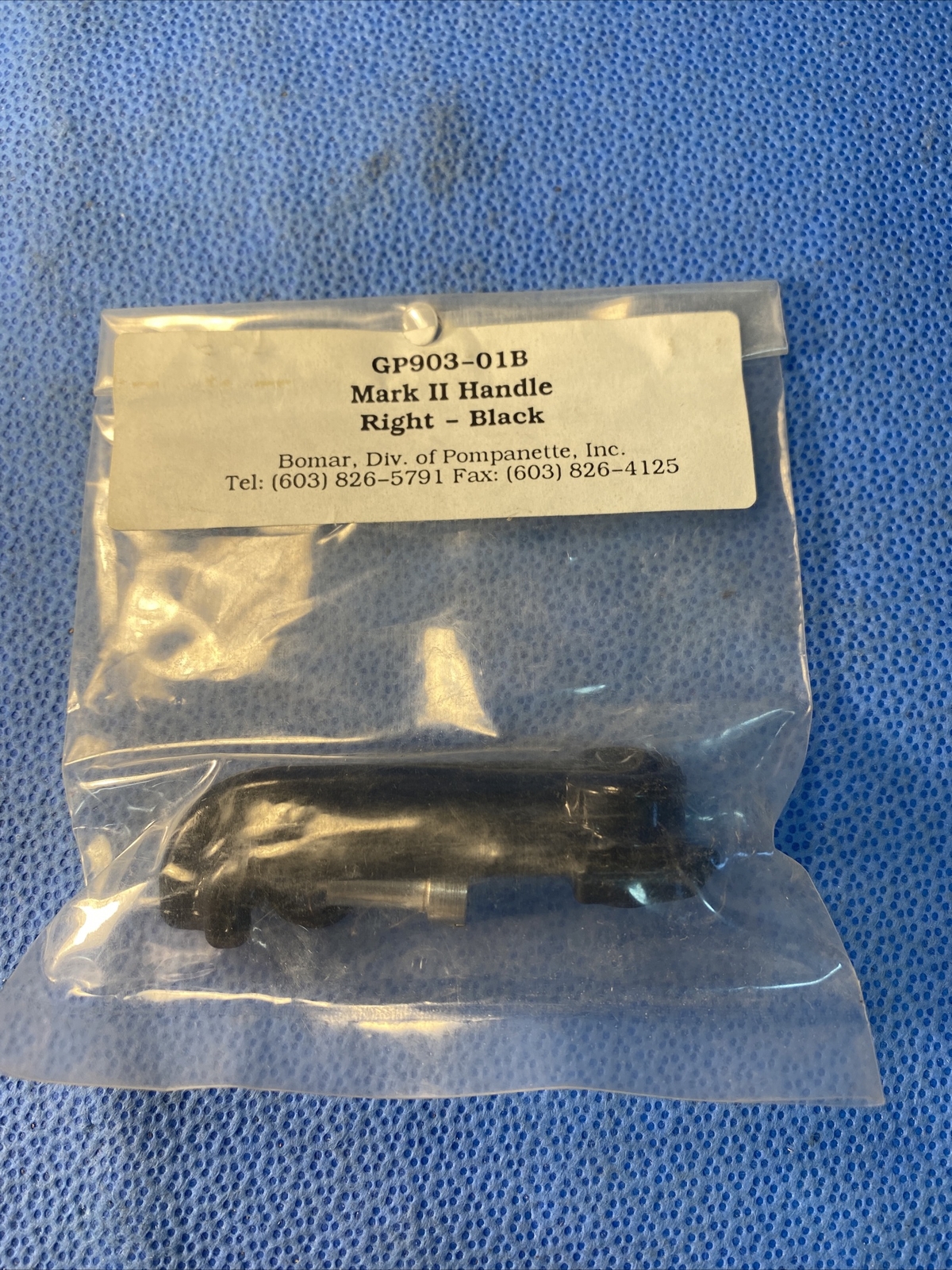 Bomar GP903-01B MARK II HANDLE RIGHT-BLACK NOS