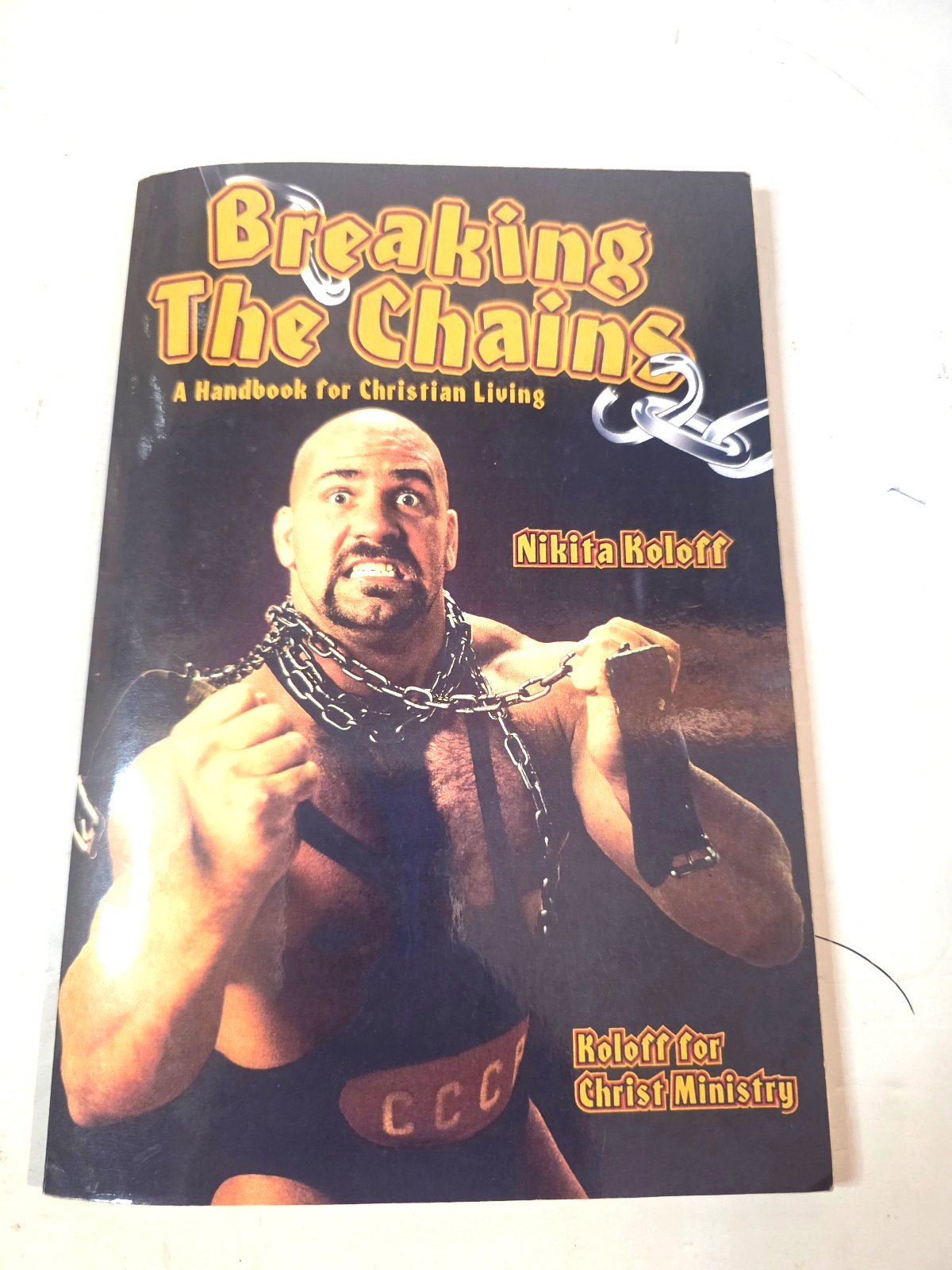 Nikita Koloff SIGNED Breaking the Chains Wrestling WCW NWA Christian Book 2001