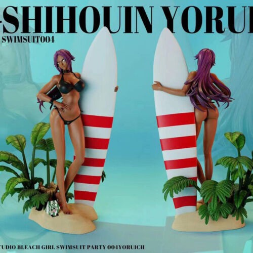 YM Studio Bleach Shihouin Yoruichi Resin Model Swimsuit Party In Stock 1/6