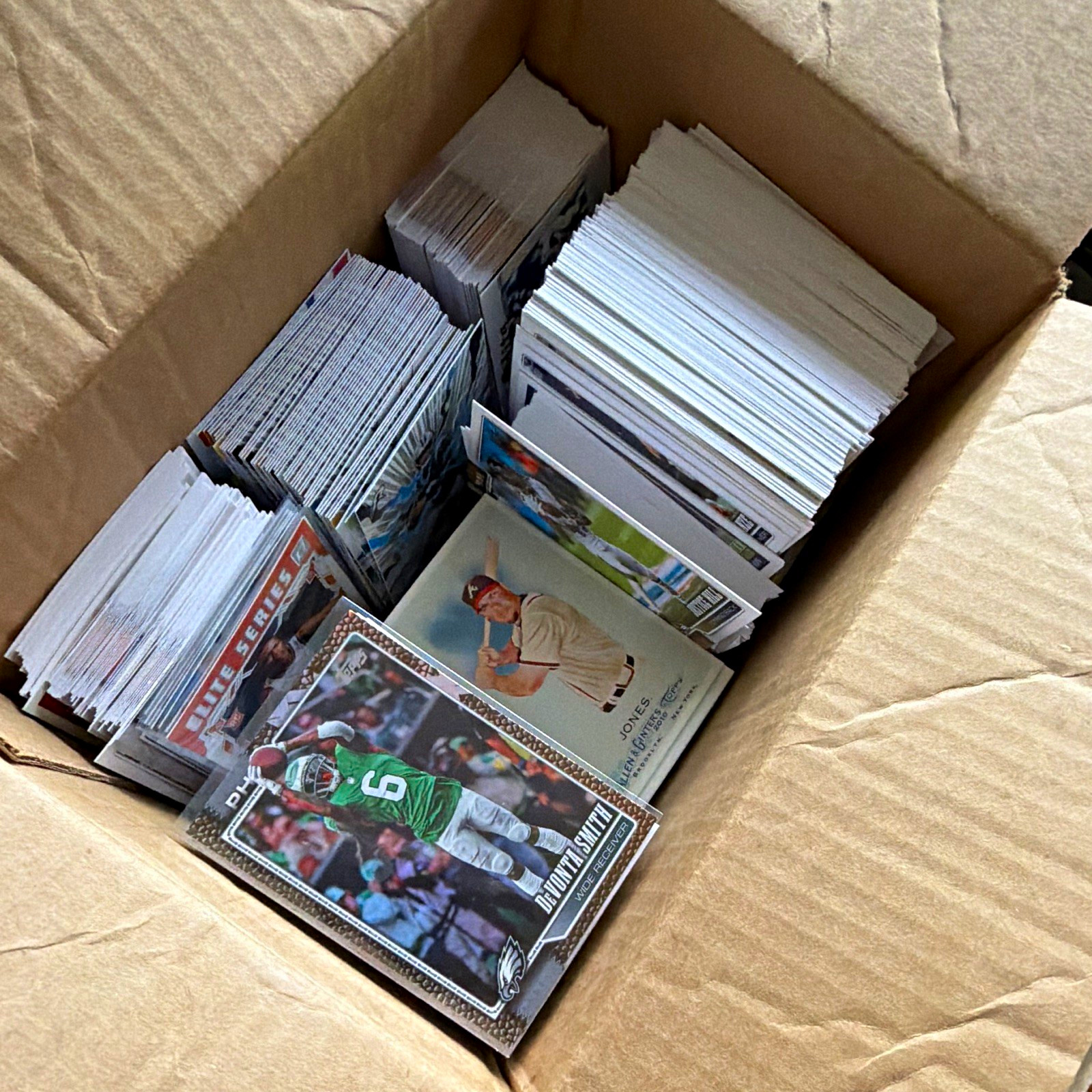 Bulk lot 100+ cards of football, basketball, baseball Bulk lot 100+ cards of football, basketball, baseball