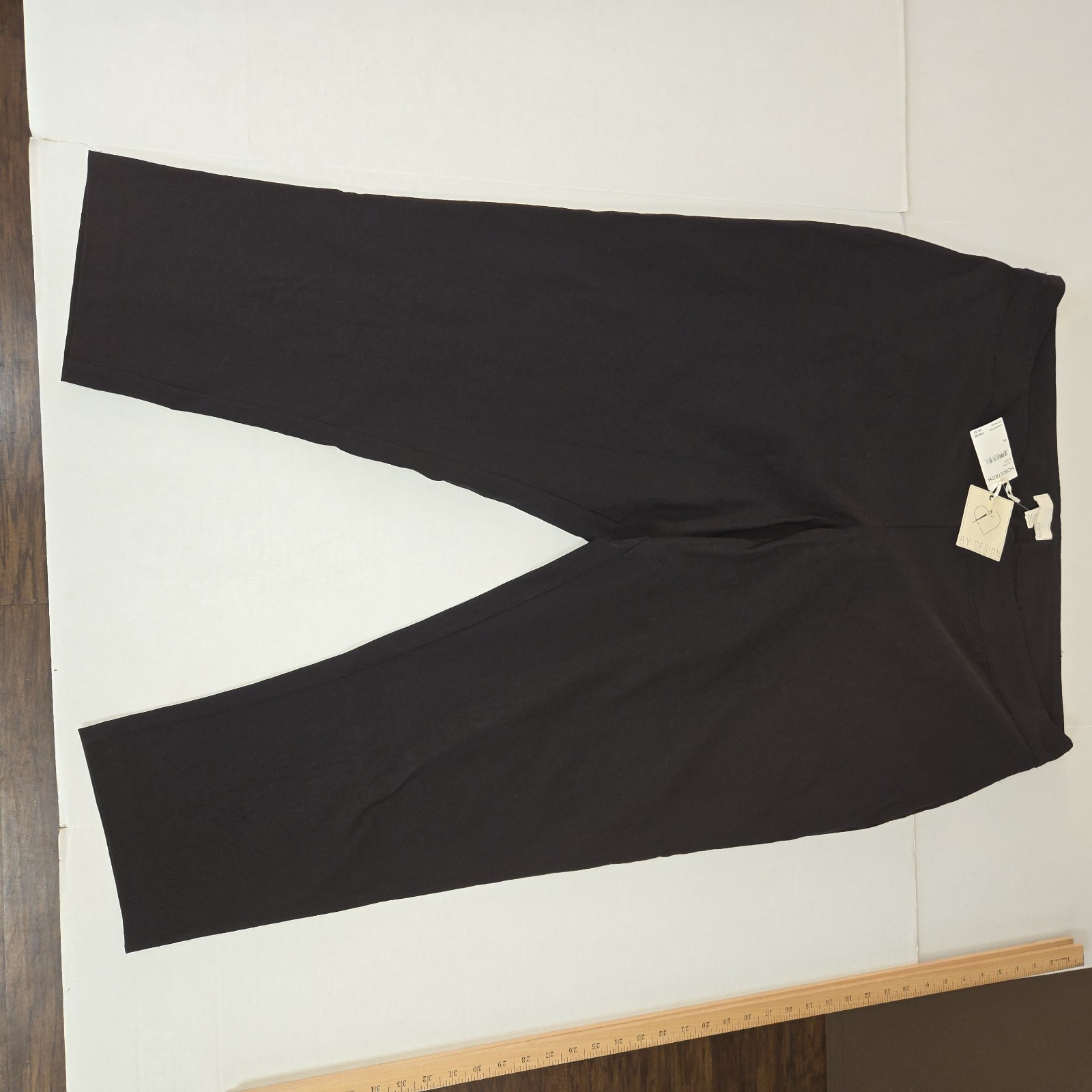 NWT Women\'s By Design  Black Dress Pants Size 4X Pull On Nordstroms 