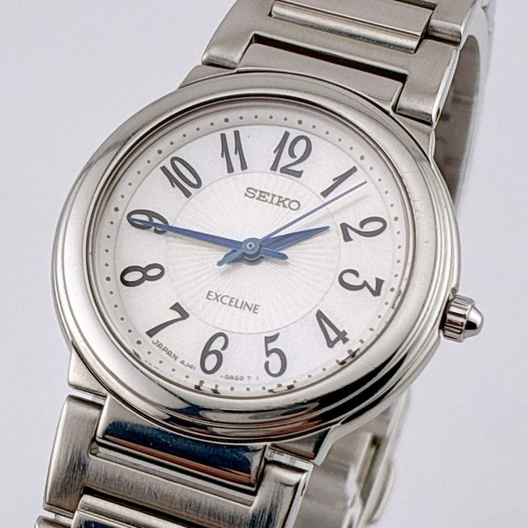 [N Mint] Rare Seiko Exceline Womens Watch 2003 Vintage 4J41-0AE0 Quartz Japan