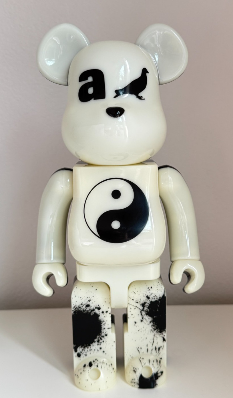 Bearbrick x atmos x Staple #4 Glow In The Dark Be@rbrick 400% Figure Only - NEW