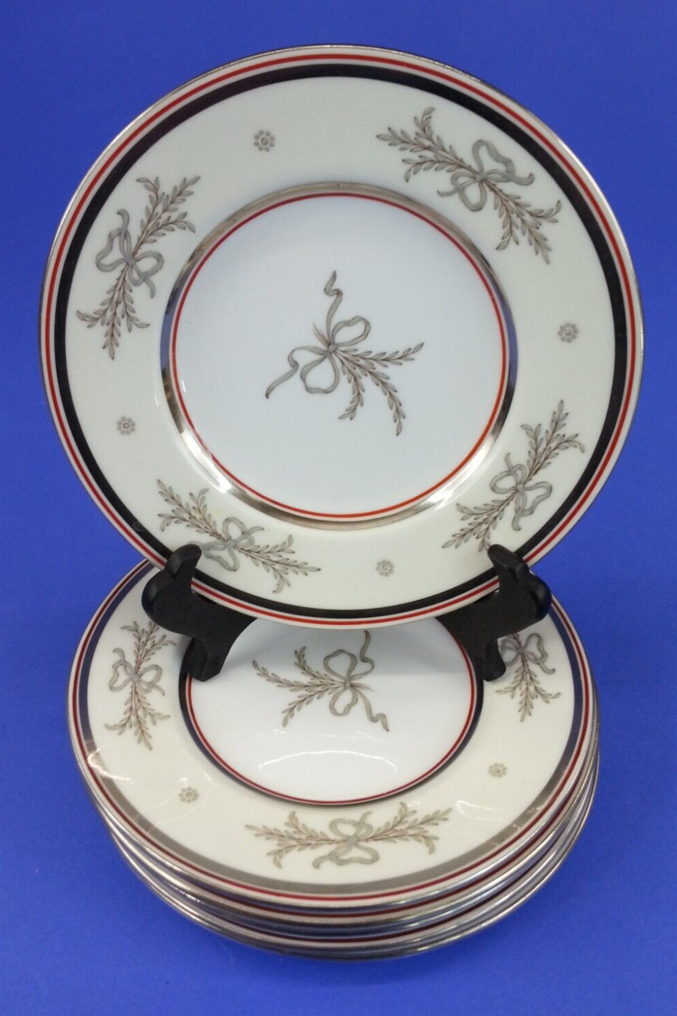 6 Minton Bone China England Holiday Bread & Butter Plates