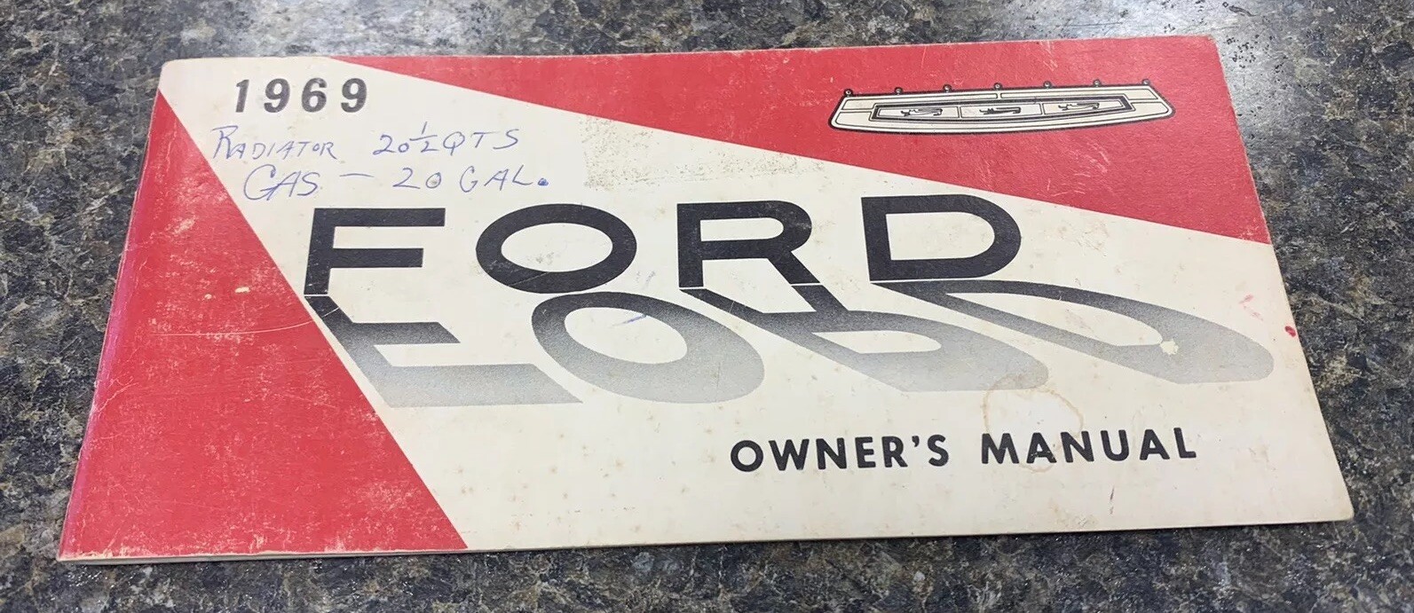 ORIGINAL 1969 FORD OWNERS MANUAL (21C)