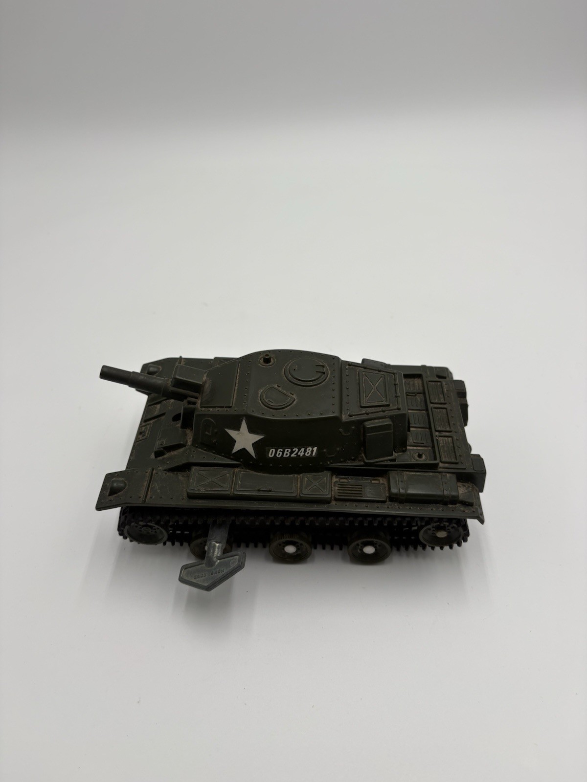 Vtg Marx Miltary U.S. Army Tank Marx Wind Up Tank-Does Not Work