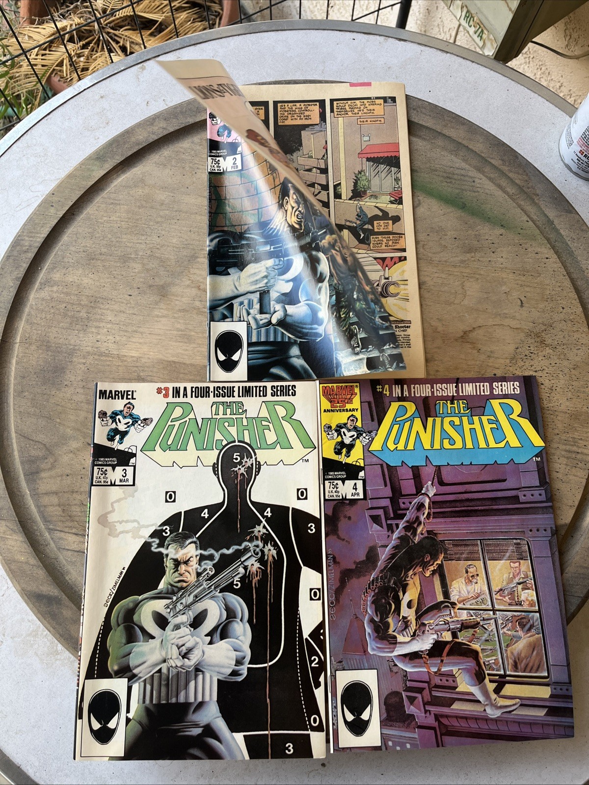 Marvel Comics The Punisher #2 3 4 Limited Series 1986 Mike Zeck Lot Of 3 (173) Marvel Comics The Punisher #2 3 4 Limited Series 1986 Mike Zeck Lot Of 3 (173)