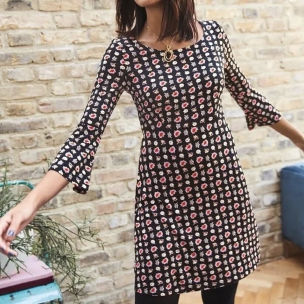 Boden Jersey Floral Dress Boden Jersey Floral Dress
