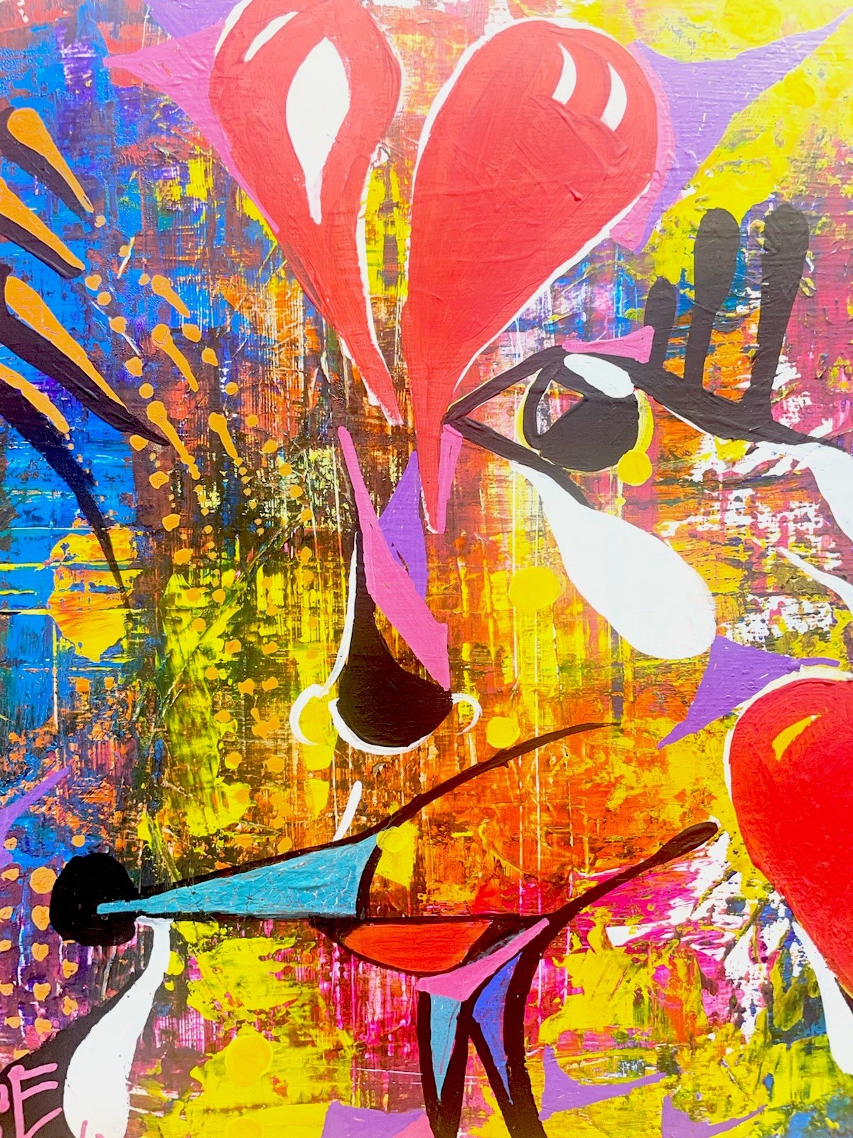 ORIGINAL ACRYLIC Picasso and Peter MAX Inspiration ABSTRACT By Shannon Eaton ORIGINAL ACRYLIC Picasso and Peter MAX Inspiration ABSTRACT By Shannon Eaton