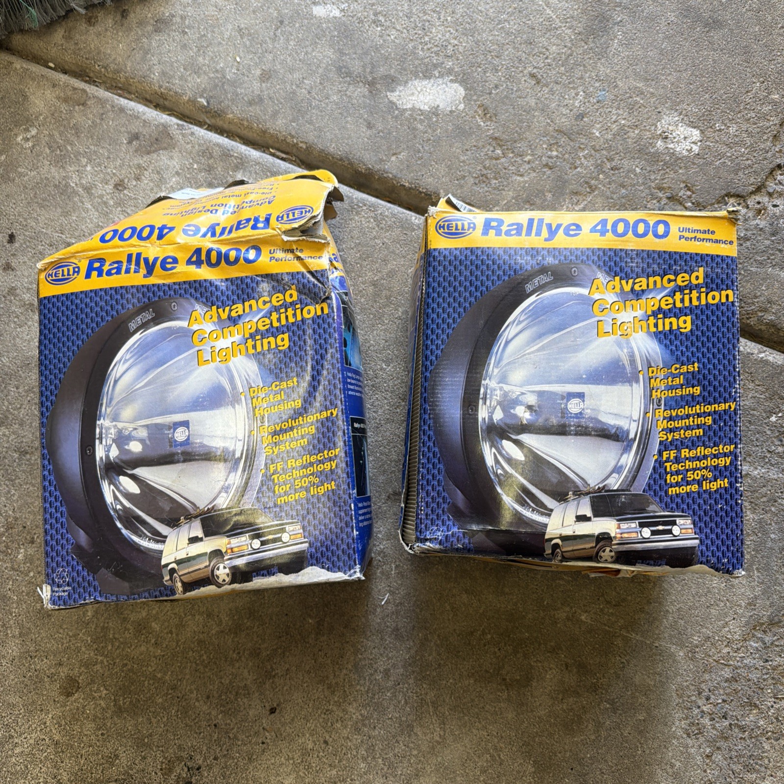 Hella Rallye 4000 H12560051 Euro Beam Lamp 100W H1 Black Discontinued
