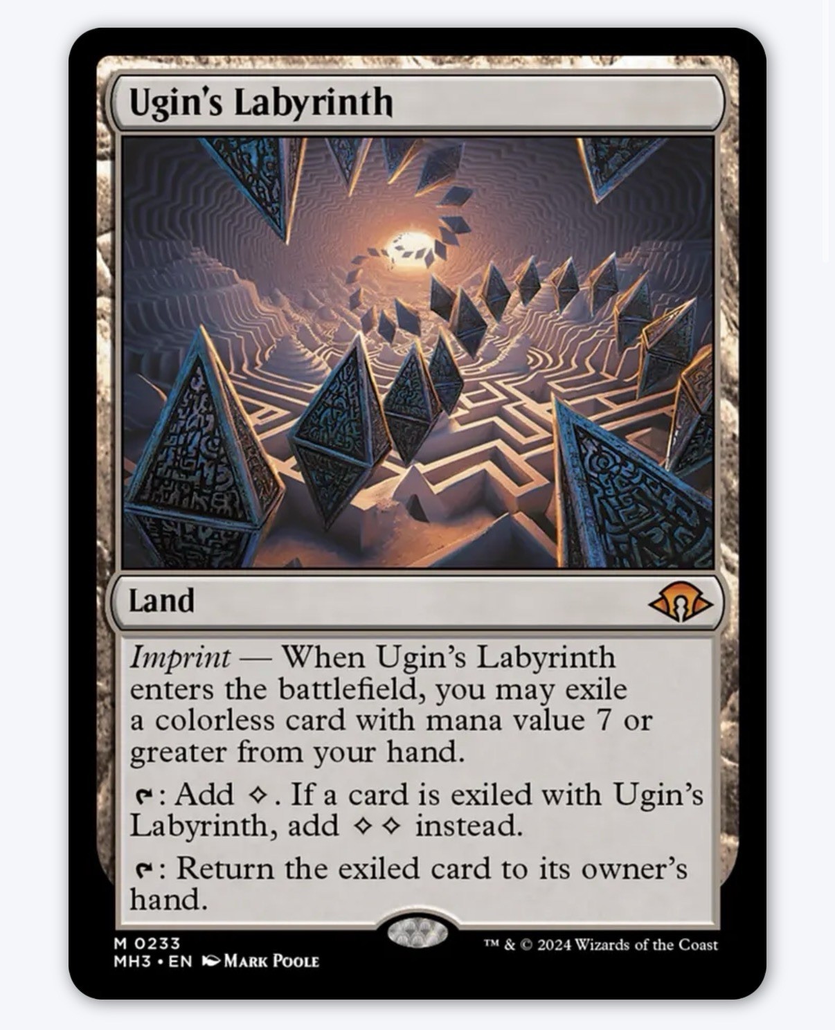 Ugin's Labyrinth Modern Horizons 3 Regular Ugin's Labyrinth Modern Horizons 3 Regular