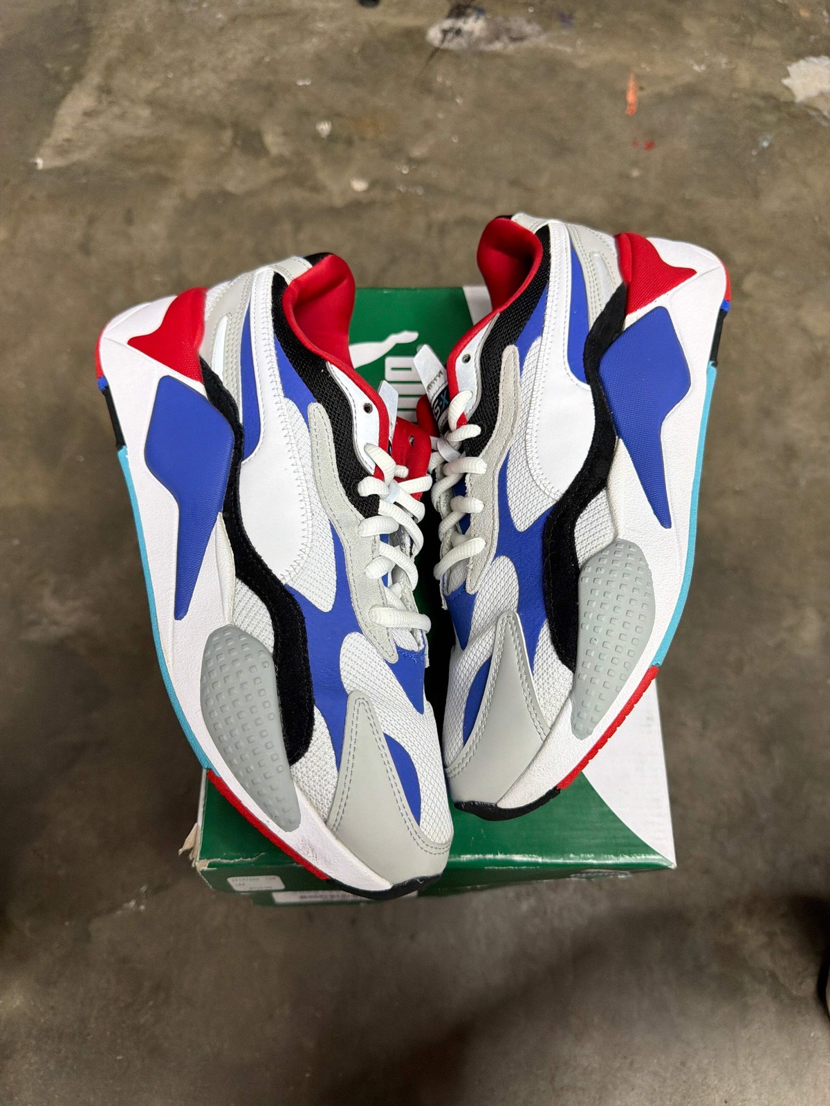 Puma Rs X3 Puzzle Dazzling Blue - Mens Size 10