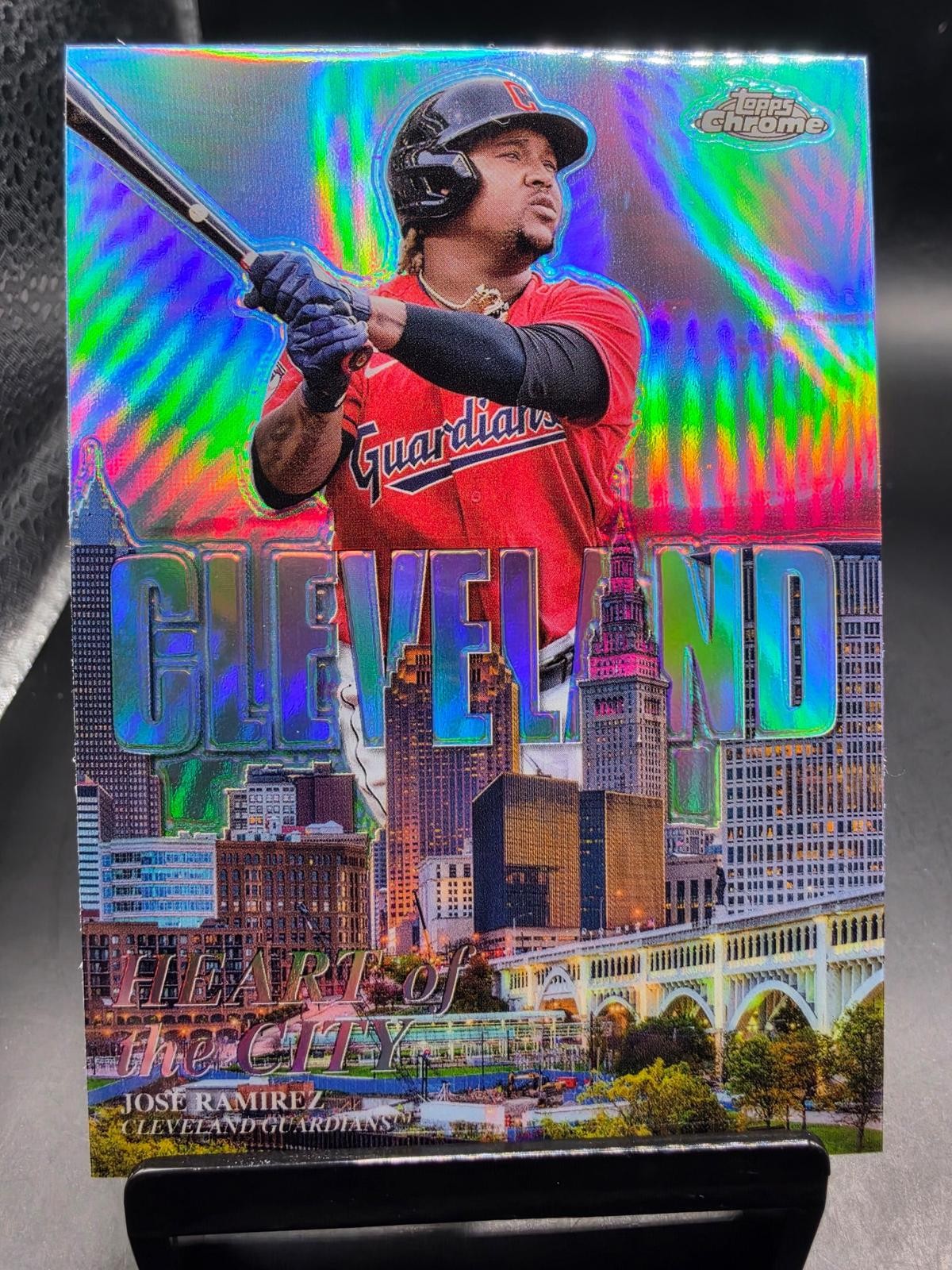 2022 Topps Chrome #HOC-7 Jose Ramirez Heart of the City