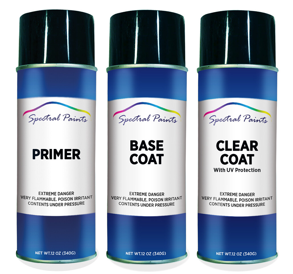 For Ford YZ Oxford White Spray Paint Primer & Clear Compatible