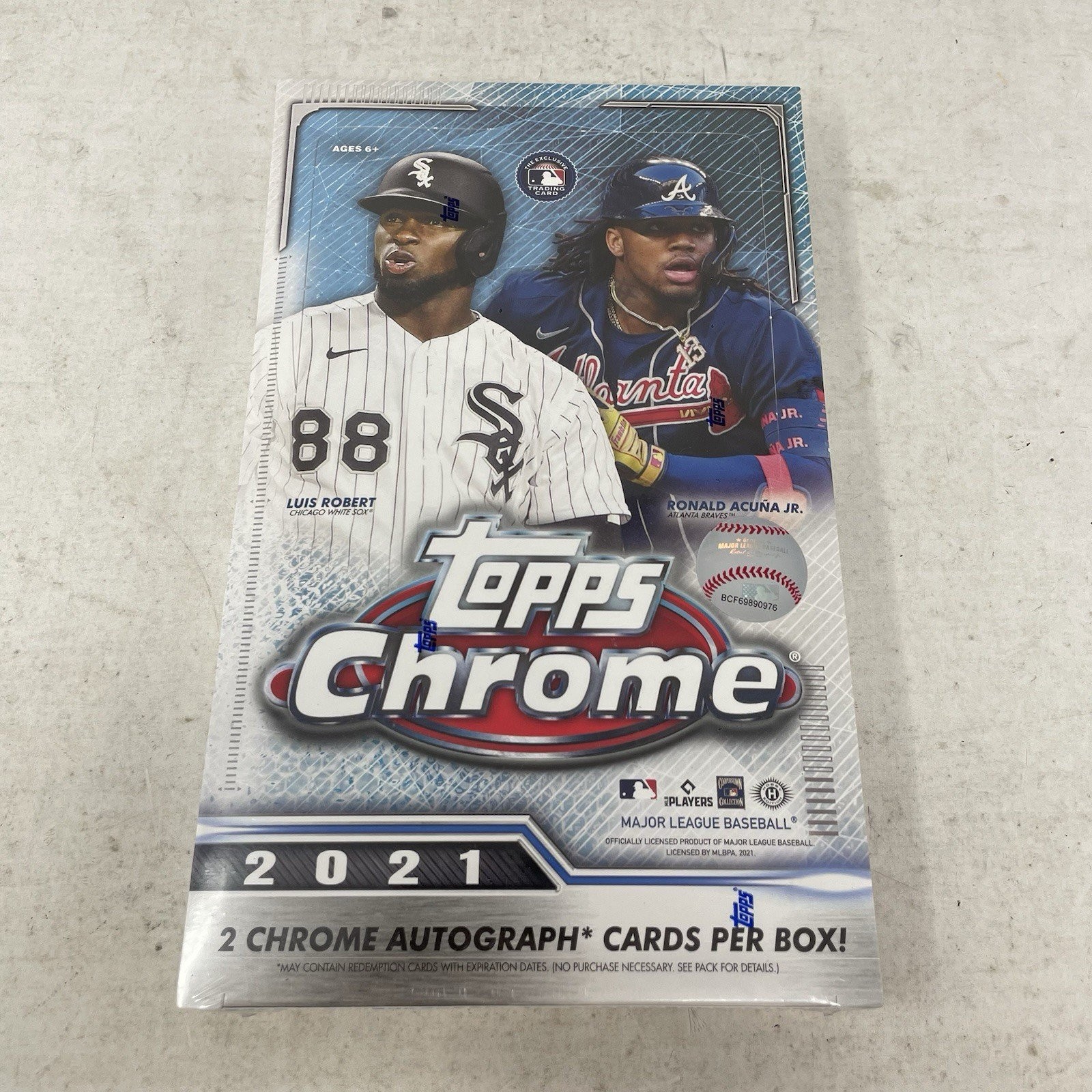 2021 MLB Topps Chrome Factory Sealed Hobby Box 2 Autographs 2021 MLB Topps Chrome Factory Sealed Hobby Box 2 Autographs