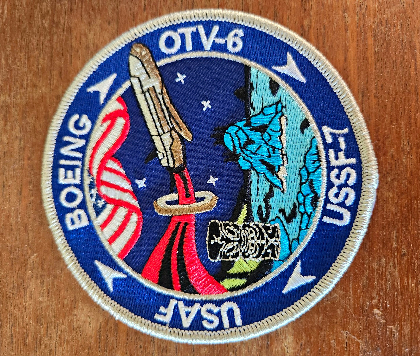 RARE Authentic USSF-7 OTV-6 Boeing X-37B Space Force Morale Patch HTF Classified RARE Authentic USSF-7 OTV-6 Boeing X-37B Space Force Morale Patch HTF Classified