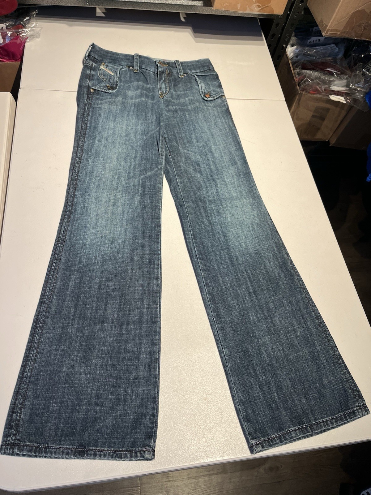 Vintage Diesel Jeans Women’s 25x32 Blue Denim Wonnha Cotton Y2K Actual 26x33 Vintage Diesel Jeans Women’s 25x32 Blue Denim Wonnha Cotton Y2K Actual 26x33