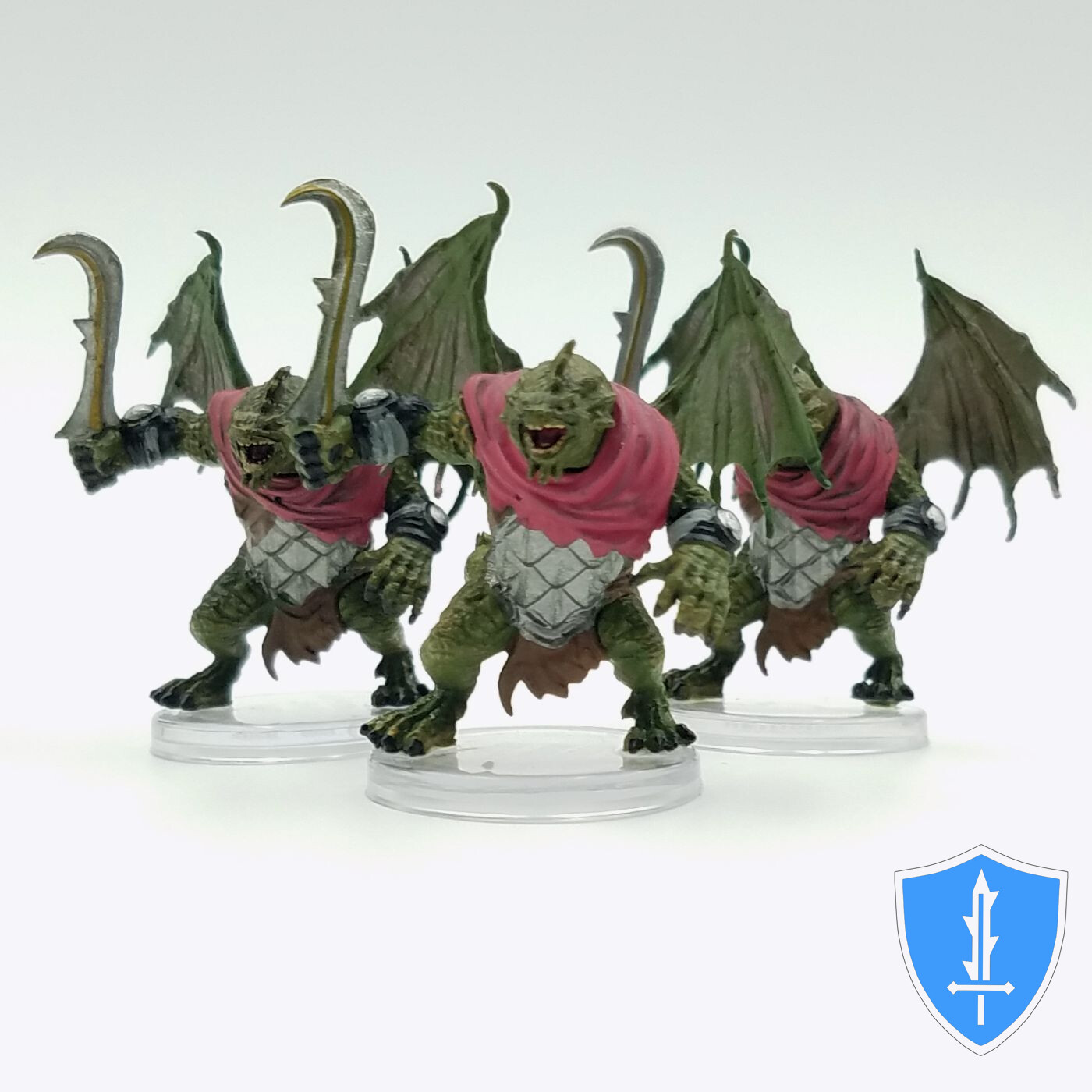 Draconian Foot Soldier x3 - Fizban's Treasury of Dragons #22 D&D Icons of Realms