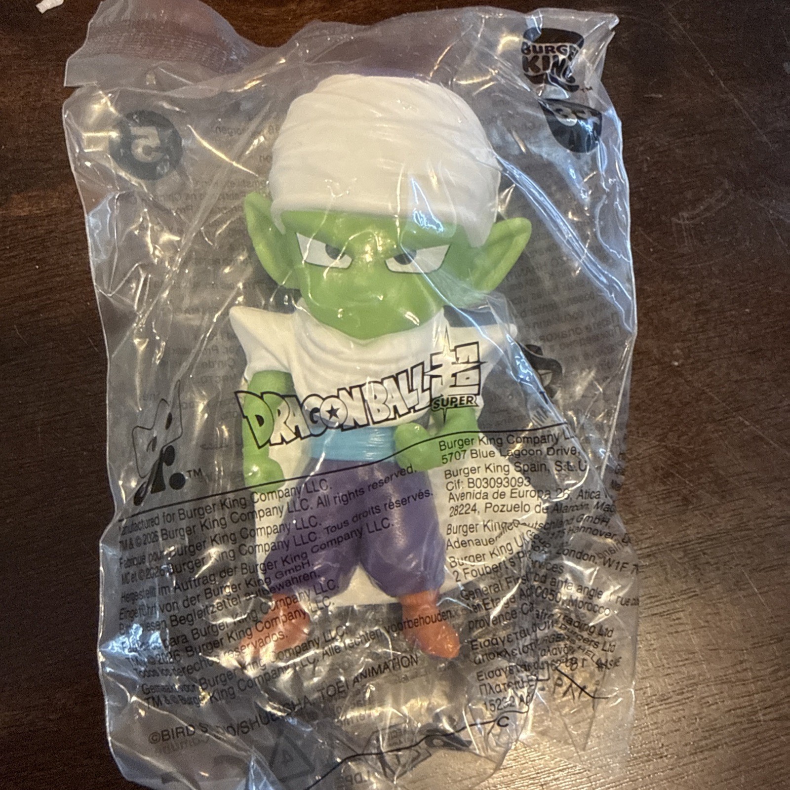 Burger King DBZ Dragon Ball Z Piccolo Kids Meal Toy 2026 Rare Dragon Ball Super Burger King DBZ Dragon Ball Z Piccolo Kids Meal Toy 2026 Rare Dragon Ball Super