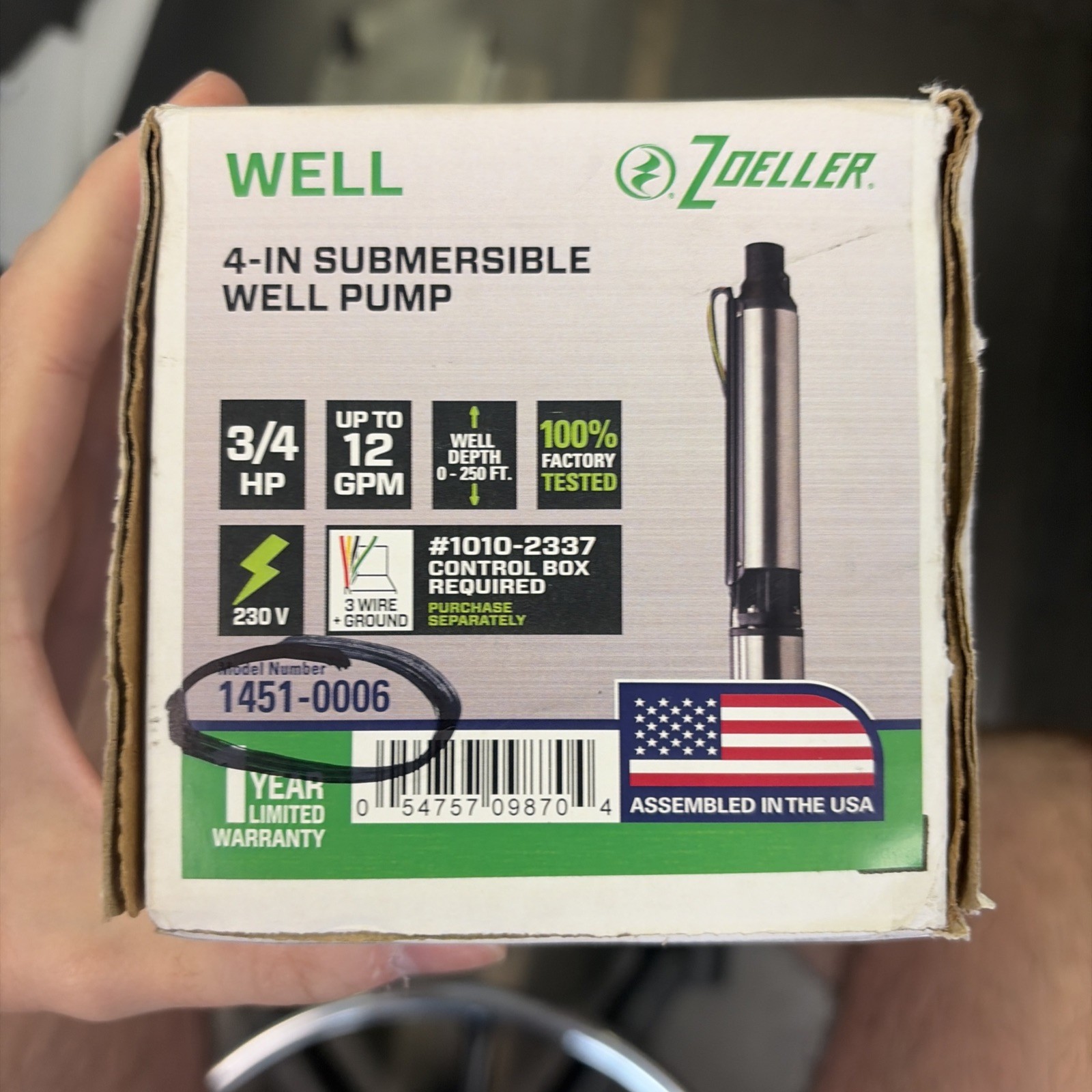 BRAND NEW Best Zoeller 4 BRAND NEW Best Zoeller 4