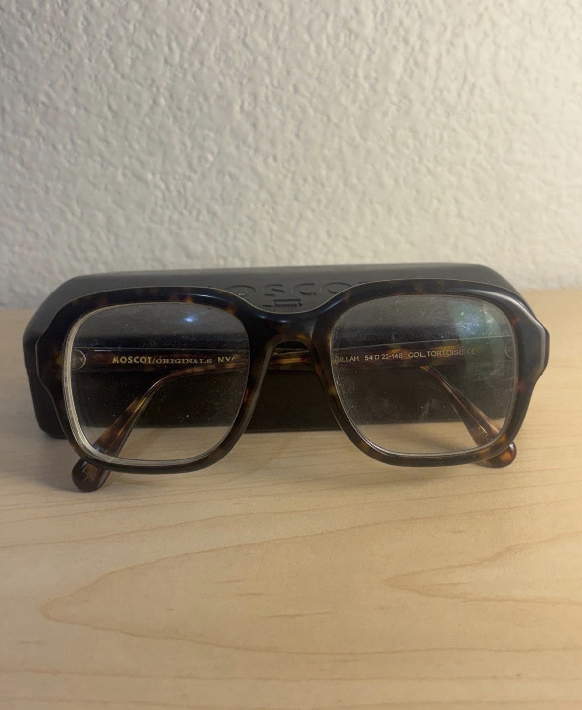 MOSCOT/originals NYC Col. Tortoise Eyeglass frames RARE vintage MOSCOT/originals NYC Col. Tortoise Eyeglass frames RARE vintage
