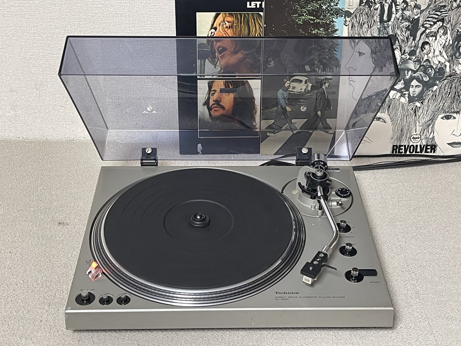 Technics SL-1600 Direct Drive Automatic Turntable w/ Cartridge - Tested Working