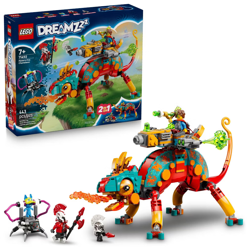 LEGO DREAMZzz Mateo’s Fire Chameleon Kids Toy 71492