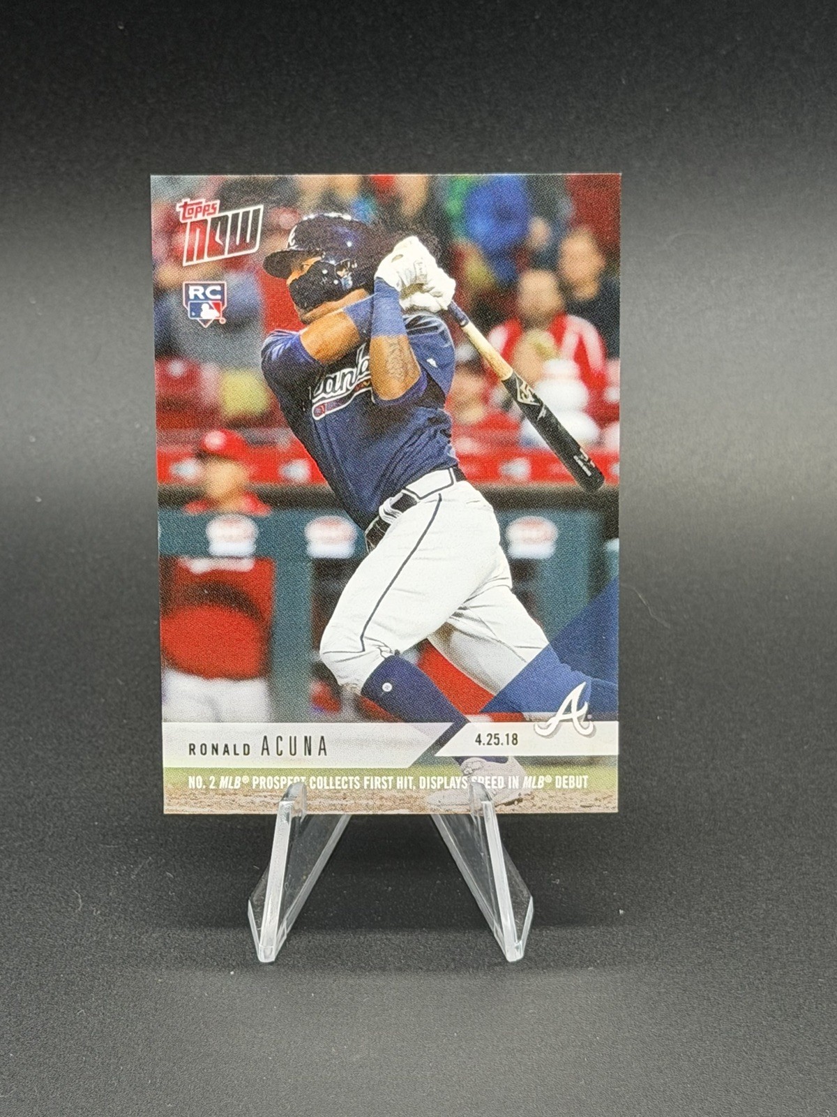 2018 Topps Now RONALD ACUNA JR #125 RC MLB Debut 2018 Topps Now RONALD ACUNA JR #125 RC MLB Debut