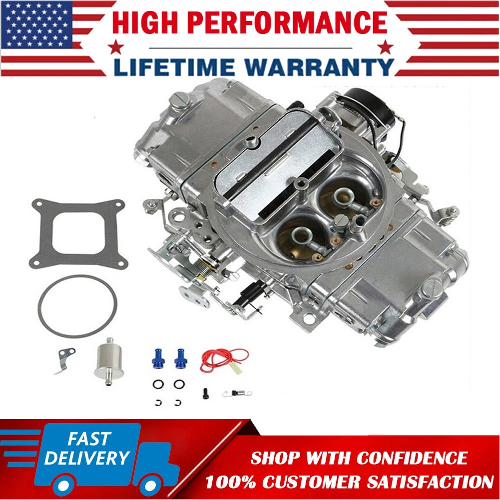 4 Barrel Carburetor For 4150 Holley Brawler 650 CFM Double-Pumper Electric