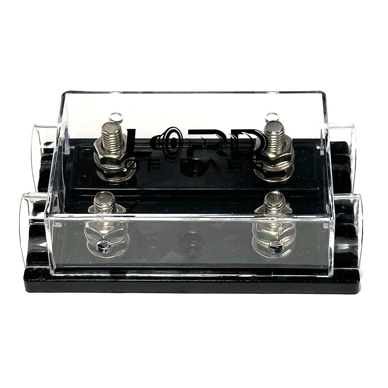 Lord of Bass DUAL ANL Fuse Holder Ring Terminal Style Double 1/0 ga 4 ga Lord of Bass DUAL ANL Fuse Holder Ring Terminal Style Double 1/0 ga 4 ga