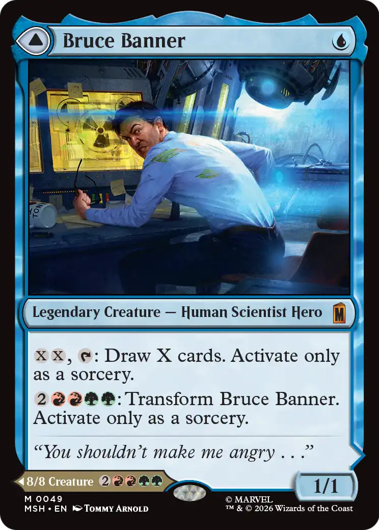 x1 Bruce Banner // The Incredible Hulk MSH MTG 49 MYTHIC M/NM 1x x1 Bruce Banner // The Incredible Hulk MSH MTG 49 MYTHIC M/NM 1x