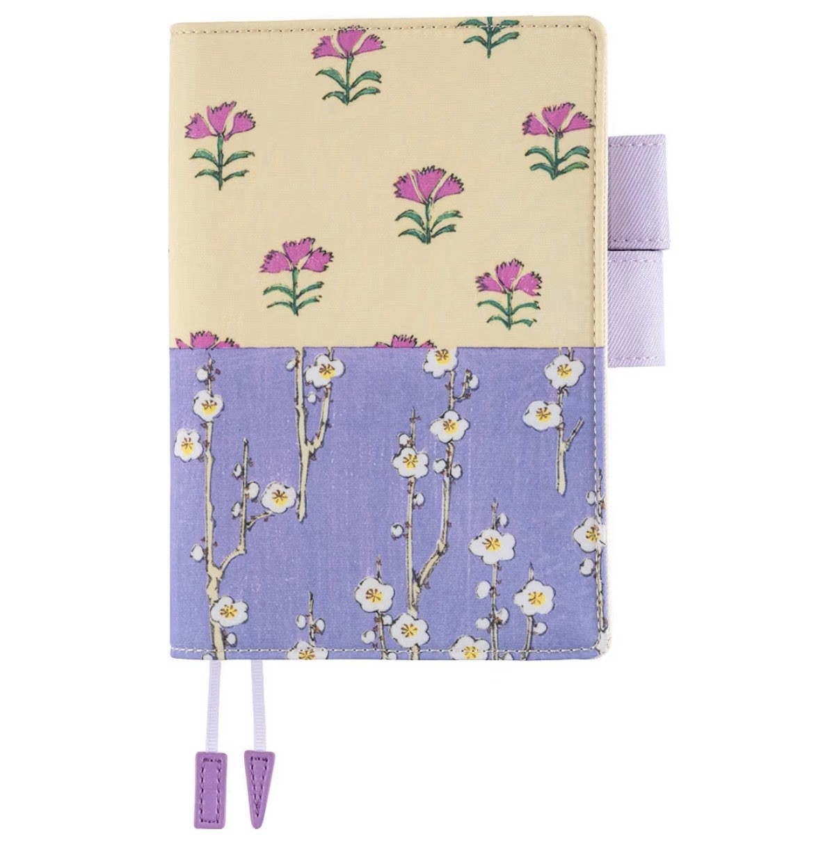 Hobonichi Techo A6 Cover Unsodo Bijutsukai Plum Dianthus Japanese Art Japan