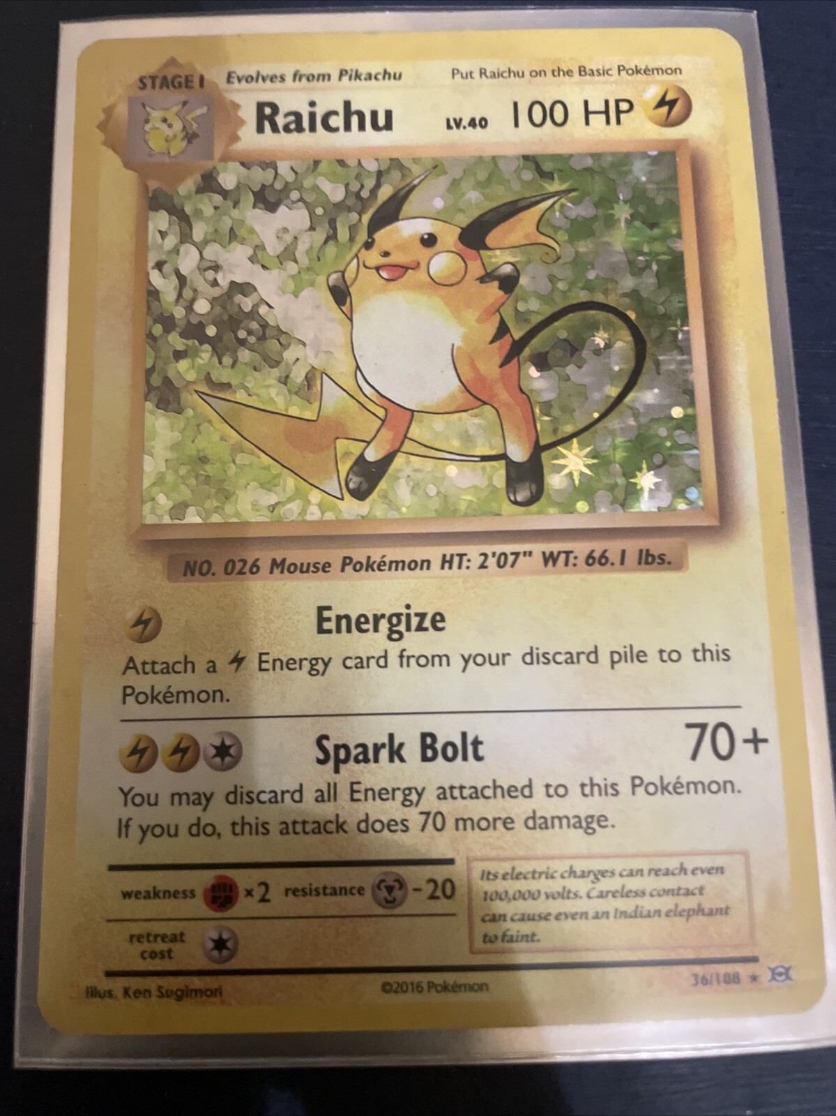 Raichu 2004 Ungraded Near Perfect Raichu 2004 Ungraded Near Perfect