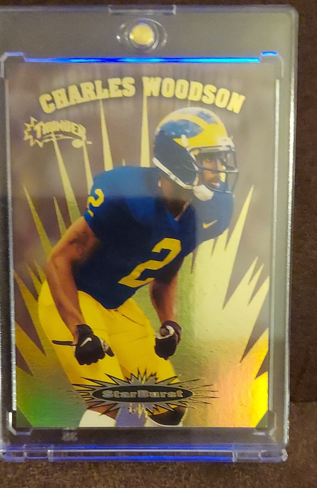 1998 Skybox Thunder - Starburst Charles Woodson #10 SB (RC) 1998 Skybox Thunder - Starburst Charles Woodson #10 SB (RC)