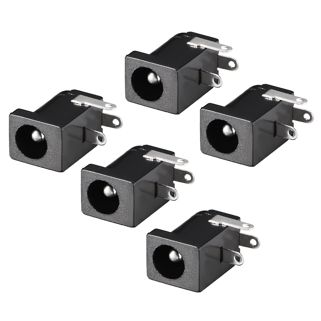 5pcs DC-005 5.5mmx2.5mm DC Power Jack Plug 3 Pin Female Socket Connector